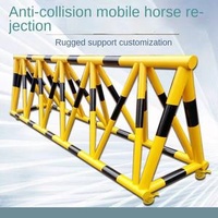 Anti-Horse Mobile Guardrail Roadblock Steel Anti-Collision Fence for Kindergarten School Gas Station Entrance Safety Facilities