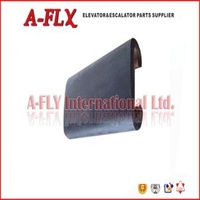 Black Escalator Handrail / Escalator Part Rubber Handrail Belt