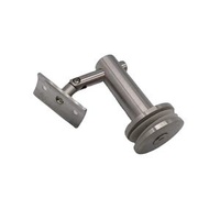 Modern Style Stainless Steel And Plastic Handrail Fittings Mirror Finish Handrail Bracket For Deck Staircase Balcony Safety
