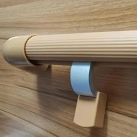 Modern Resin Handrail Hospital Corridor Handrail PVC Grab Bar For Nursing Home