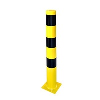High Quality Fixed Footpath Security CE Iron Parking Bollards Stainless Steel Guardrail Safety Parking Bollard