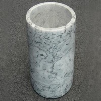Light Color Marble Wine Cooler , Marble Wine Chillers Single Bottle 13x18cm