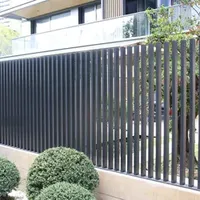 Elegant Wooden Powder Coated Vealla Chic Outdoor Fence Guardrail