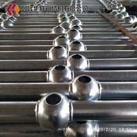 Safety Balustrades Handrails Support Grab bar for Stairs Aluminium Handrail Connector