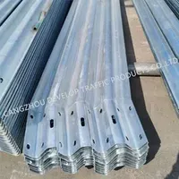 OEM 2.67-4mm Thickness Road Barrier W Beam Steel Highway Guardrail