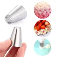Baking Tools 1Pc 195#19 Piping Nozzle Cake Pastry Mold Stainless Steel Nozzles Cupcake Decoration Tool Eco-Friendly