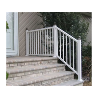 Wrought/cast Iron Staircase Railings Decorative Iron Handrails for Outdoor Steps