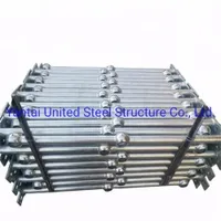 Industry Grade Metal Ball Joint Handrail Stanchion/Construction Galvanized Pipe Ball Joint Railing Stanchions Handrail
