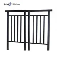 Classical Simple Aluminum Alloy Balustrade Handrail Outdoor/Indoor Stair Railing