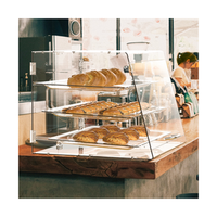 Acrylic Display Showcase Acrylic Bakery Pastry Display Case