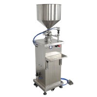 Semi Auto Pneumatic Contral Pastry Cream Tomato Plastic Bottle Liquid Jam Paste Filling Machine