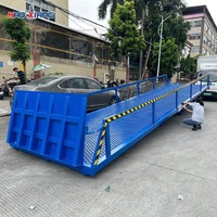 1m High Guardrail Mobile Dock Ramp Loading Dock Ramps For Forklift