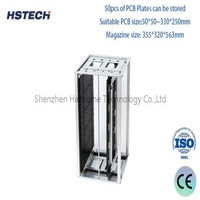 Screw Adjustable SMT PCB ESD Magazine Rack , Precision ESD Storage Racks Fully conductive,