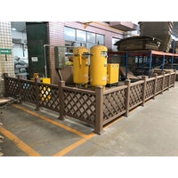 Fence - Neat design WPC fence, guardrail for equipment / outdoor AC mainframe barrier /garden fence-