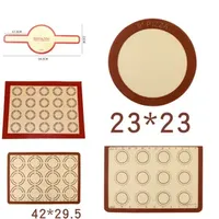 Update New Aron Silicone Baking Mat Pad Er For Bake Pan Non-Stick Heat Resistant Kitchen Oven Dough Rolg Pastry Tool Accessories