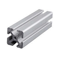 Production Assembly Line Aluminum Profile Guardrail For Tent Shower Hollow Aluminum Profile 30*30S