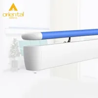 Anti-Collision Hospital Wall Bumper Guard PVC Plastic Handrail