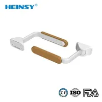 Htr-02 Heavy Duty Foldable Toilet Safety Rails Handrail Easy Installation Elderly Seniors Handicapped Use Living Room Outdoor Hotel