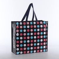 China Manufacturer Handled Custom Printed Shopping Bopp Laminated Recycled PP Woven Tote Bag