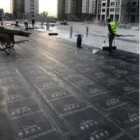 Bitumen Waterproof Membrane Custom Paste Round Anti-Cracking Black Anti Crack Sticker