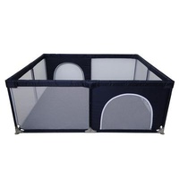 Durable Rectangle Shape Large Folding Playpen Play Yard Guardrail for Babies Toddlers Adjustable Crawling Guardrail