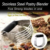 Stainless Steel Dough Blender Pastry Cutter Baking Tool