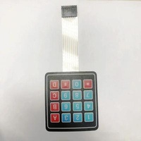 Custom Membrane Keypad Switch Button Membrane Control Panel Used For Industrial Tooling Keypad PLC Housing Or Touch Button Appliance