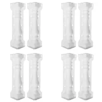 8X Roman Column Mold Balcony Garden Pool Fence Cement Railing Plaster Concrete Mold Column Mold Guardrail Building