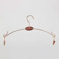 Portable Bathrooms Cloth Hanger Metal Underwear Hangers Bra Clips Socks Panty Racks Home Drying Clothes Hanger with Clips