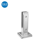 Stainless Steel Stair Rai Parts Glass Railing Balustrade Fittings Clamp Spigot handrail wall