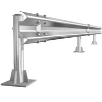 High Quality W-Beam Guardrail for Highway Roadway Safety Made of Plastic Steel Aluminum Alloy-by Manufacturer