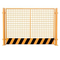 Easily Assembled Base Pit Border Isolation Fence Guardrail Edge Protection System Hard-Mesh Cover