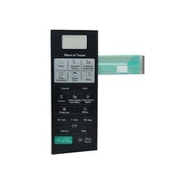 Newest OEM polycarbonate control front microwave oven membrane control panel switch