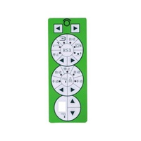Remote Controller Custom Graphic Overlays, Embossed Matt Panel Membrane Switch, Waterproof Membrane Button