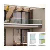 Decorative 6463/6005 Aluminum Handrails for Modern Architecture: Anodized and Wood Grain Finish