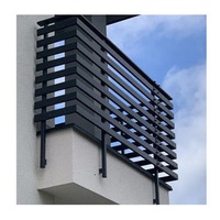 Aluminum Metal Balustrade Design Aluminum Balcony Railing Stair Railing Deck Railing and Handrail