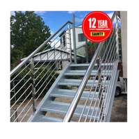 SS304 306 Stainless Steel Stair Handrail Outdoor Balcony Handrail