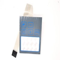 Flat Surface Non Tactile Membrane Switch , Medical Equipment Membrane Keyboard