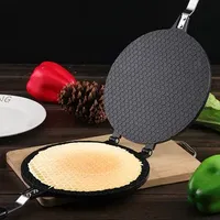 Baking Pastry Tools Nonstick Egg Roll Waffle Maker Frying Cake Mold For Home Bakeware DIY Mini Ice Cream Cone Tool 221118
