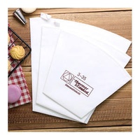 Non-stick Coating 100% Safe 14inch Cotton Pastry Icing Bag Reusable Canvas Piping Bags Baking Cookie Cake Decorating Bags