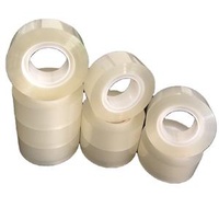 BOPP OPP Super Clear Crystal Transparent And Printing Office School Decoration Stationery Tape Desk Tape Sellotape