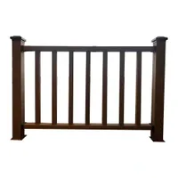 Outdoor Landscape Easy Installation Free Maintenance Easy Installing WPC Wood Plastic Composite Handrail for Sale