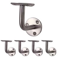 High Quality Modern Stainless Steel Stair Railing Fittings Handrail Bracket Wall Bracket Support Satin Balustrade Outdoor Decks