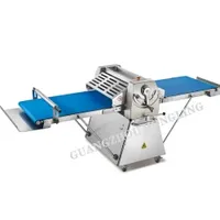 CE Blue PU Belt Pastry Croissant Dough Sheeter for Bakery