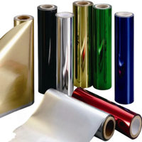 Hot Sell Pet BOPP Holographic Films Metallized Transparent Lamination Film for Paper Board