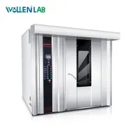 Automatic Puff Pastry Loaf Cake Pizza Baking Hot Air Rotary Rack Oven