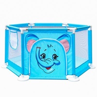Heute Modern New Design Kids Outdoor Elephant Pattern Guardrail, Kids Plastic Fence, Indoor Yard Fence Baby Playpen For Kids