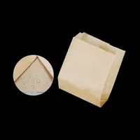 No Plastic Coating Greaseproof Pastry Fries Chips Packaging Paper Bag