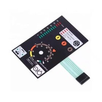 Customized Pillow Embossed Membrane Switch Keyboard Backlit Membrane Keypad