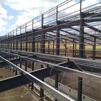 Tensile Membrane Fabric Steel Structure Workshop With Heat Treated Frames / C.Z Purlin